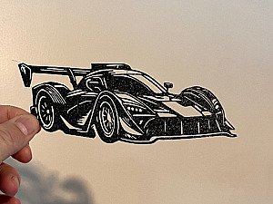 Настенный декор Гоночный спорткар 2