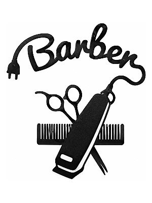 Настенный декор Barber для барбершопа 3