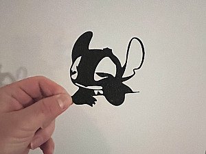 Декор на монитор и мебель Stitch Спящий 3