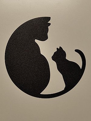 Настенное панно Силуэт кошек 2