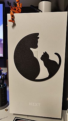 Настенное панно Силуэт кошек 4