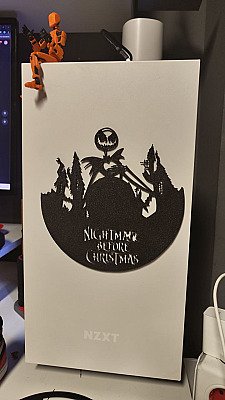 Настенное панно Nightmare Before Christmas силуэт 4