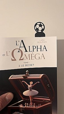 Закладка для книг детская Футбольный мяч 4