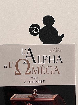 Закладка для книг Mickey с зажимом 1