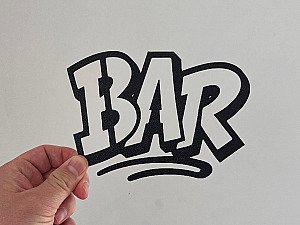 Декоративная вывеска на стену BAR 2