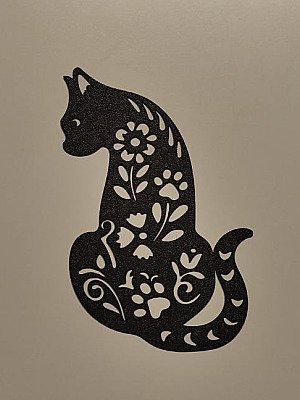 Настенный декор Силуэт кошки 2