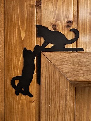 Декор на угол двери Кошки 2