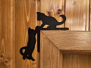 Декор на угол двери Кошки 3