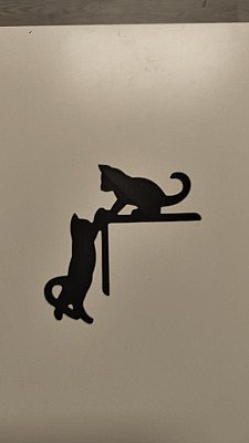 Декор на угол двери Кошки 4