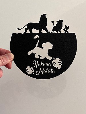 Настенный декор Король Лев Симба Hakuna Matata 2