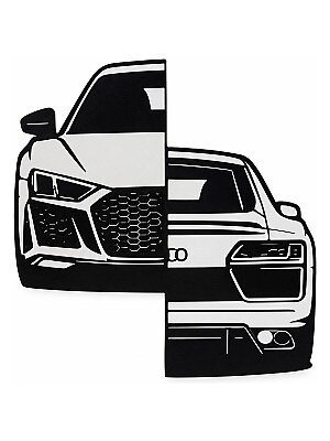 Настенное панно Audi R8 силуэт автомобиля 3