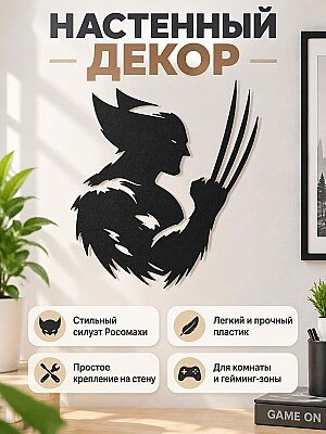 Настенный декор Росомаха Wolverine 1