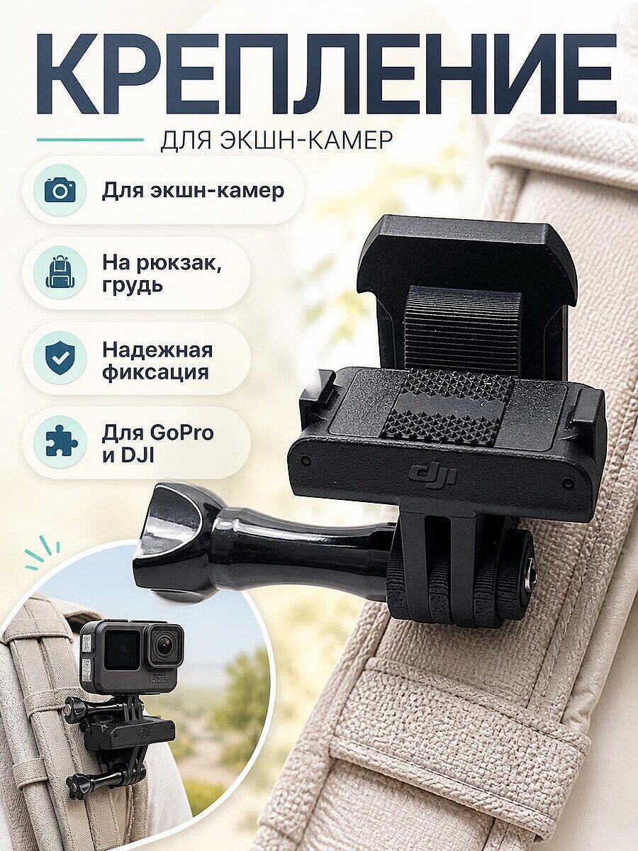 Крепление для экшн-камеры DJI GoPro