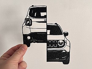 Настенный декор панно Jeep Renegade 2