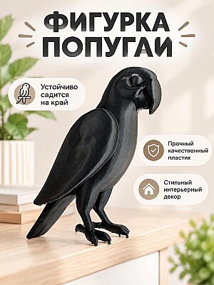 Декоративная фигурка Попугай на полку 1