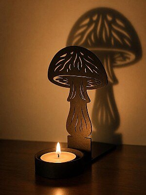 Подсвечник Shadow Art Гриб для чайной свечи 2