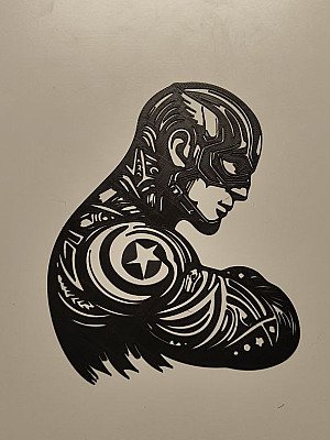Настенный декор Капитан Америка Marvel 1