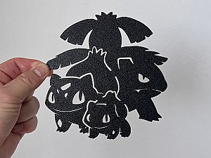 Настенное панно Pokemon Bulbasaur Ivysaur Venusaur 2