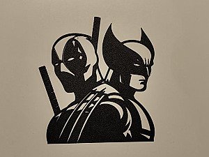 Настенное панно Deadpool and Wolverine Marvel 2