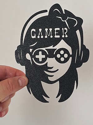 Декоративное панно на стену Gamer Girl 2