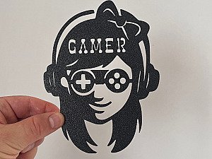Декоративное панно на стену Gamer Girl 3