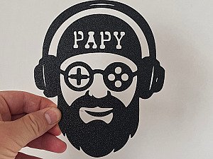 Настенный декор Дедушка геймер Gamer Grandpa 3