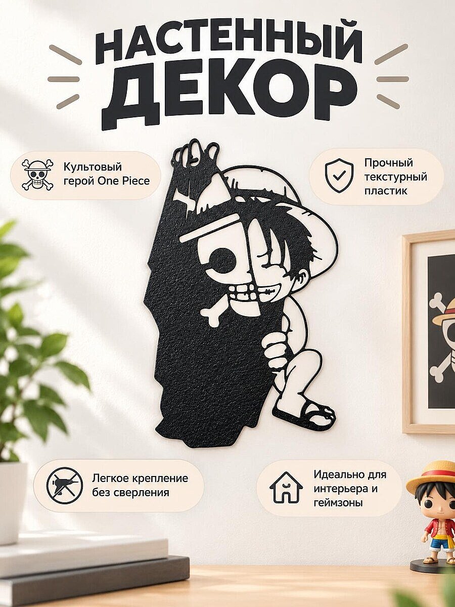 Настенный декор One Piece Луффи