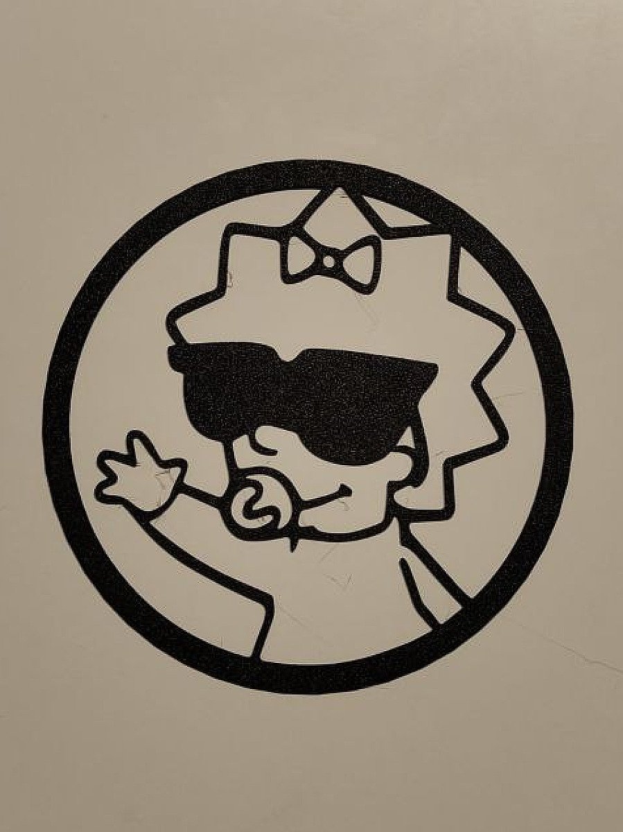 Настенное панно Мэгги Симпсон Maggie Simpson