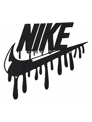 Настенный декор Nike стекающий логотип 3