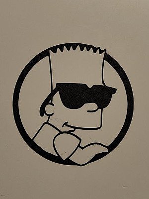 Настенный декор Барт Симпсон 1