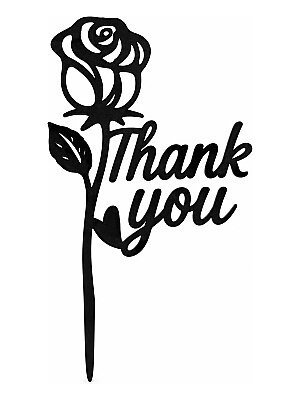 Настенный декор Роза Thank You 3