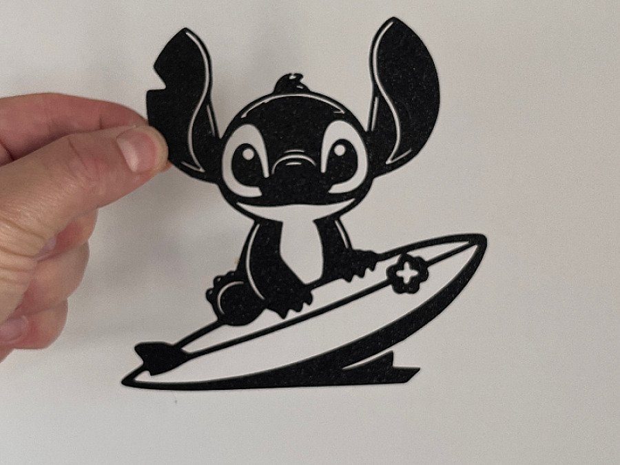Настенный декор Стич на серфе Stitch