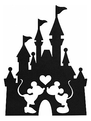 Настенное панно Замок Disneyland Микки и Минни 3