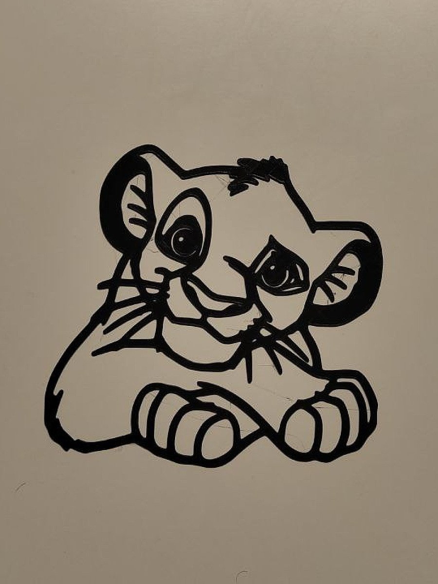 Настенный декор Симба Король Лев Lion King