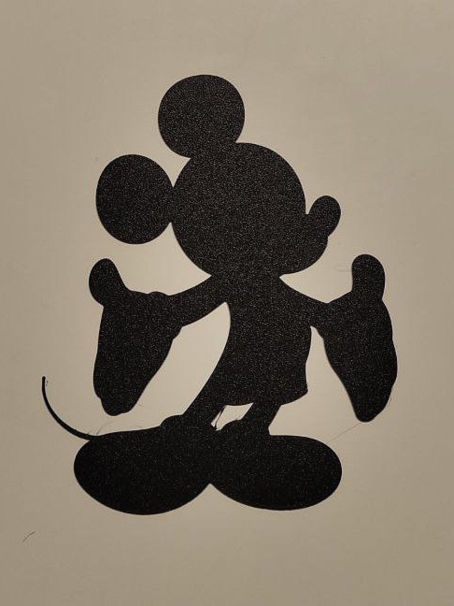 Настенный декор силуэт Микки Маус Mickey Mouse