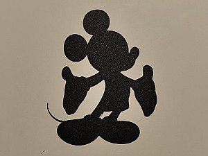 Настенный декор силуэт Микки Маус Mickey Mouse 2
