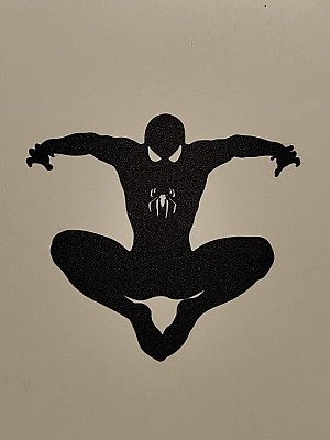 Настенное панно силуэт Spiderman Человек-паук 1