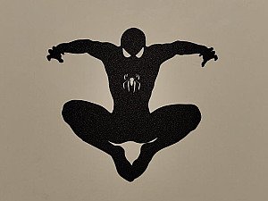 Настенное панно силуэт Spiderman Человек-паук 2