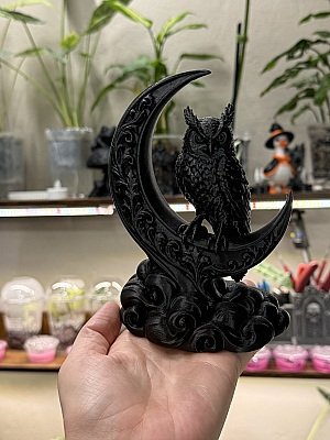Декоративная фигурка Сова на полумесяце 8