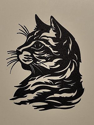 Настенный декор Голова кота 2