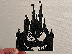 Настенный декор Замок Disney на Хэллоуин 2