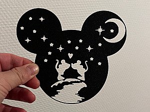 Настенный декор Disney Love Микки и Минни 2