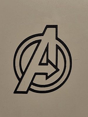 Настенный декор логотип Avengers Marvel 2