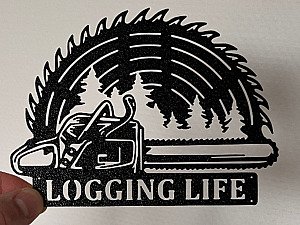 Настенное панно Бензопила Logging Life 2