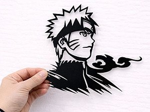 Настенный декор панно силуэт Naruto 2