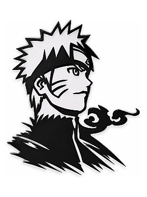 Настенный декор панно силуэт Naruto 3