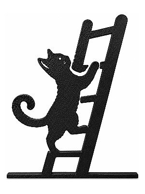 Декор на выключатель Кот на лестнице 7