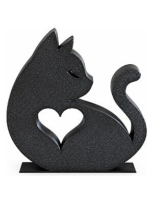 Декоративная фигурка Кот с сердцем 9