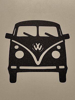 Настенный декор VW T1 силуэт 2