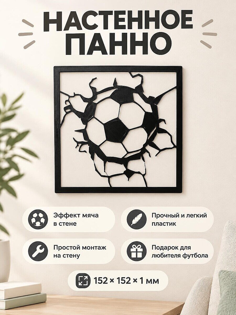 Настенное панно Футбольный мяч